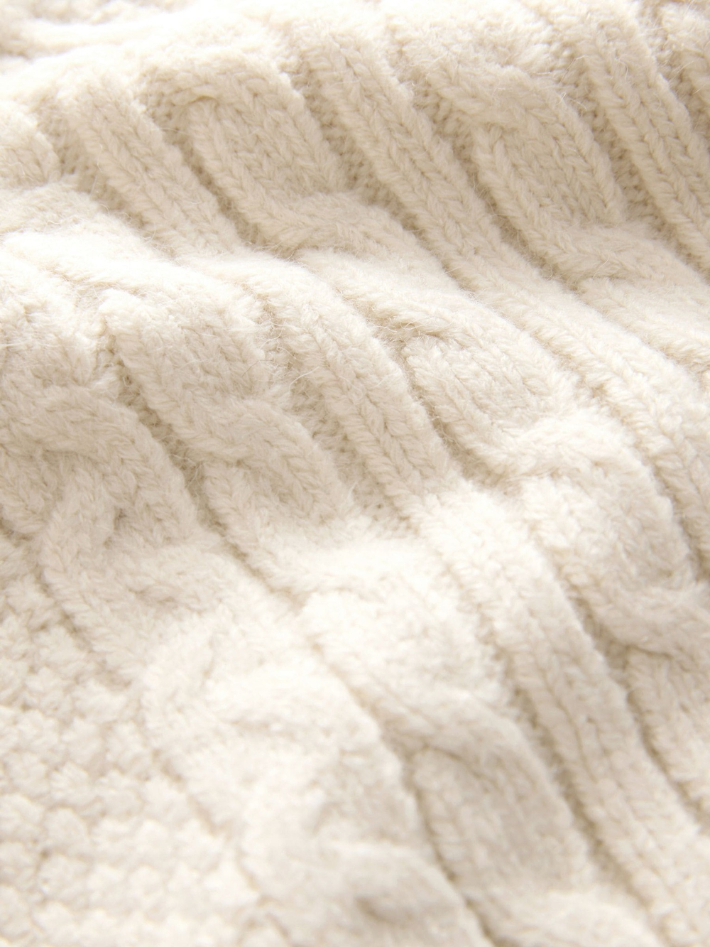 Джемпер с молнией для мальчика Next K82-696, Молочный