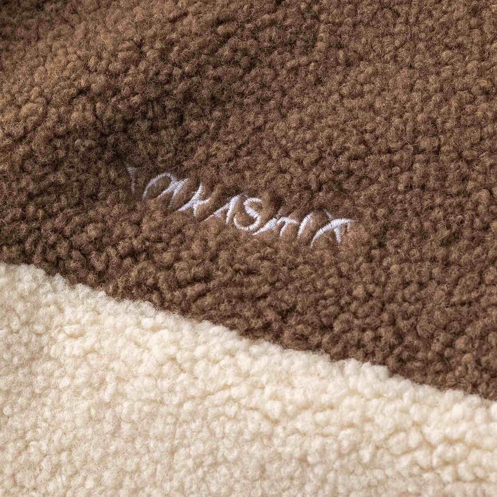 Куртка Ymkashix Furry HTF коричневая/песочная