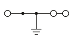 3044539 - UT 2,5-TWIN-PE - Заземляющая клемма