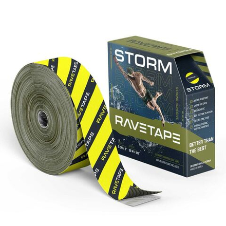 Кинезиотейп RaveTape STORM 5×32 — MARKUP [Logo]