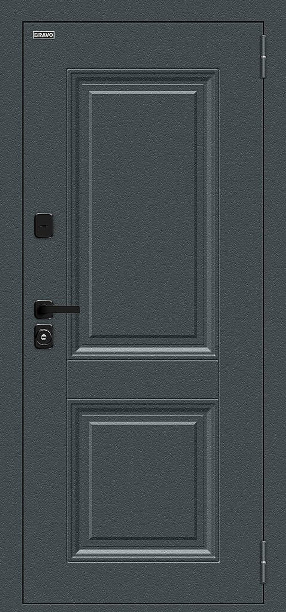 Thermo Некст МФ/SBlack Старк антрацит/White Silk 205*96 левое