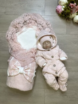 Конверт на выписку для новорожденных зимний