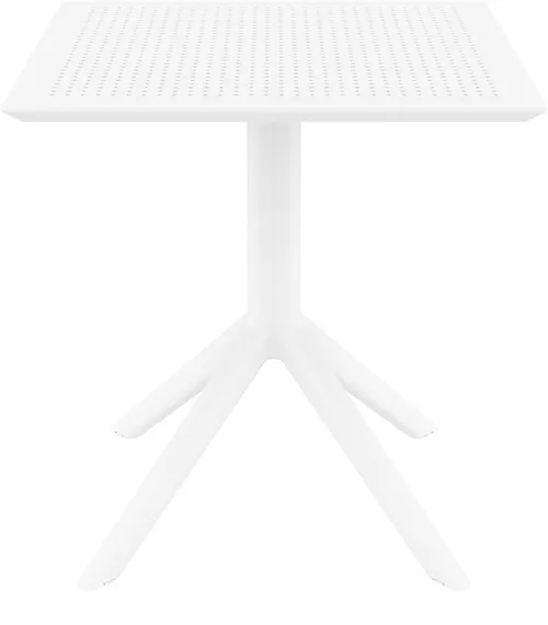 Стол пластиковый Sky 70х70 белый