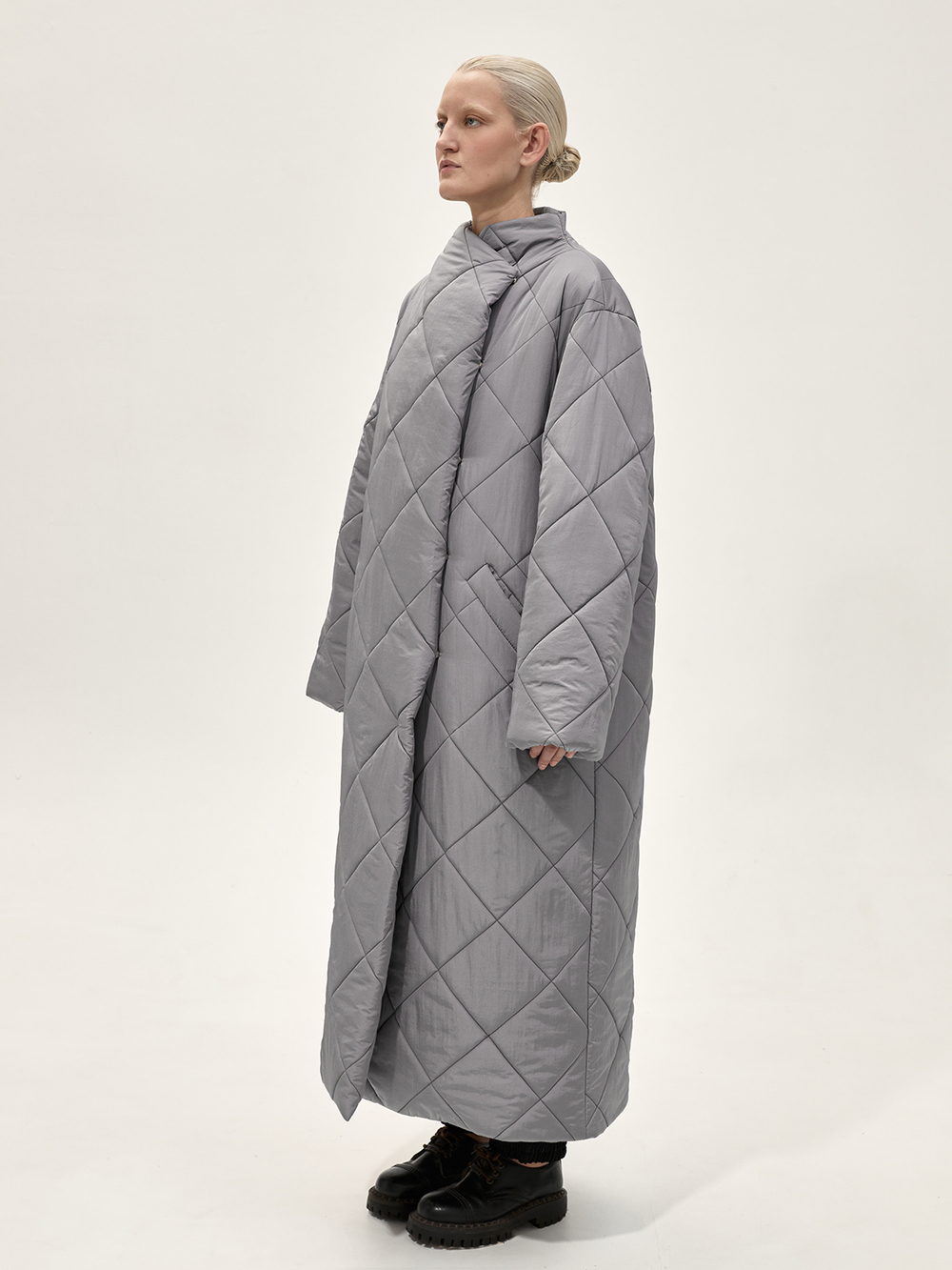 Пальто-одеяло "Кутанка". Серое