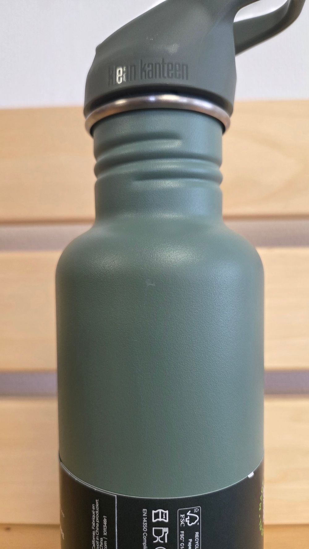 Бутылка Klean Kanteen Classic Flip Sport 27oz (800 мл) Sea Spray (небольшие потертости)