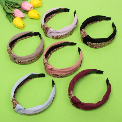 Ободок для волос «Krasotka - Nina», ширина 4см, микс 6 цветов