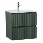 Тумба с раковиной BelBagno UNO-600-2C-SO-VO еловый матовый