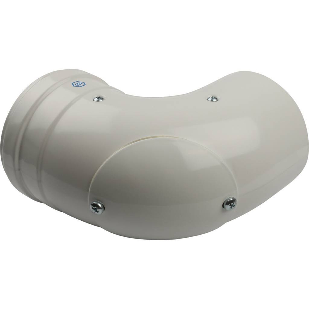 STOUT Элемент дымохода конденсац. угол 90° Ø60/100 м/п с инспекционным окном PP-FE