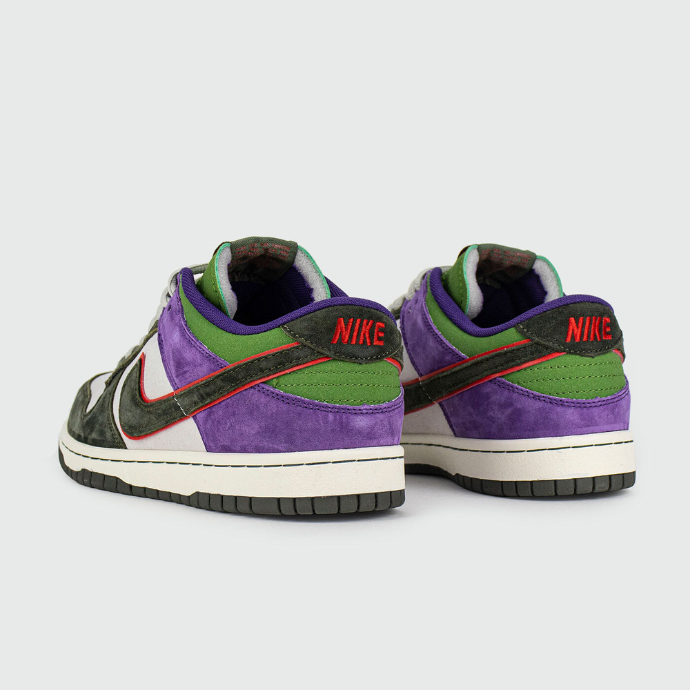 Кроссовки Nike Dunk Low Green / Grey Violet