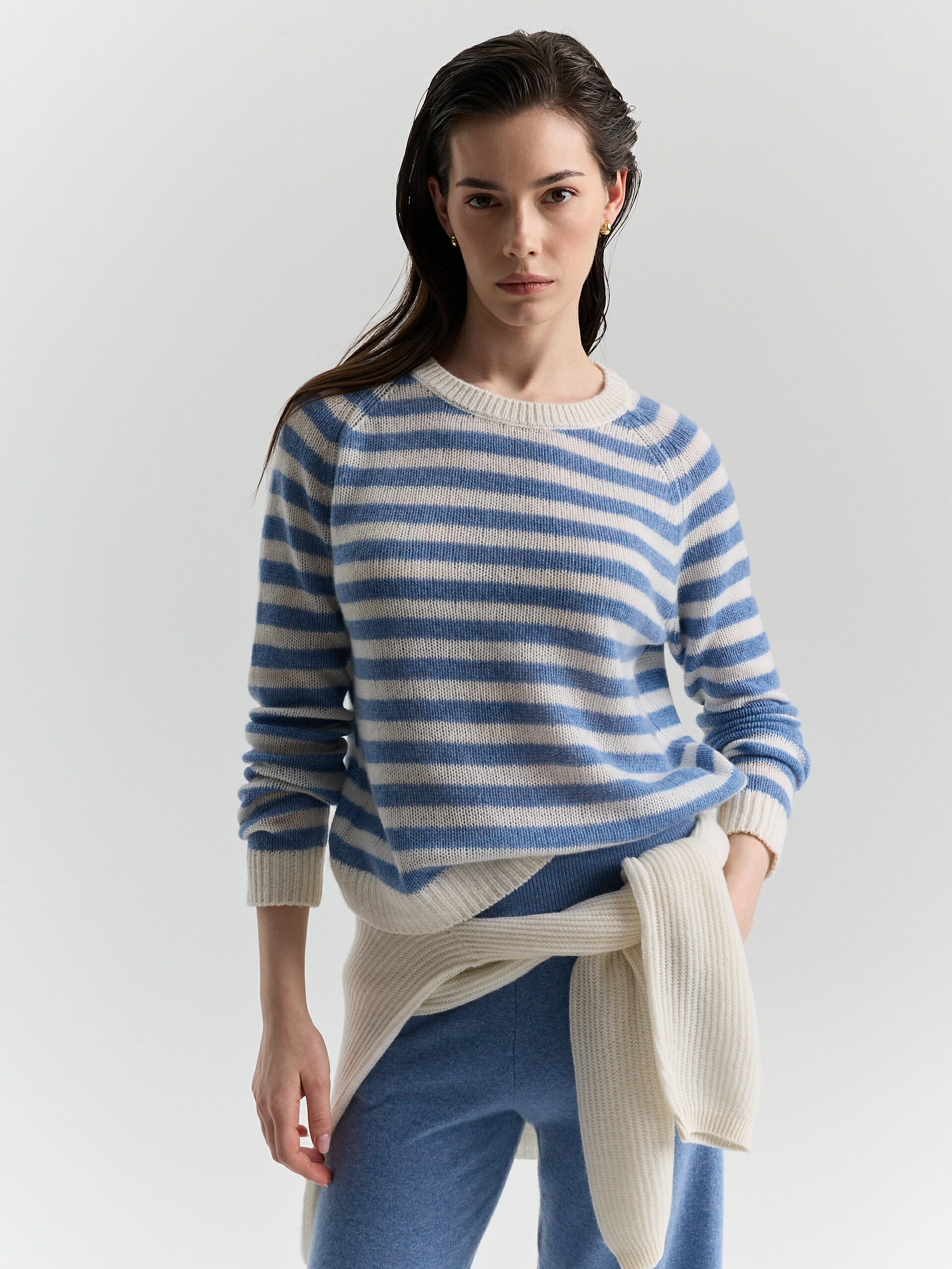 Свитер в полоску