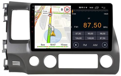 Магнитола для Honda Civic 8 4d 2005-2012 седан - Parafar PF044FHD на Android 13, CarPlay, 4G SIM-слот