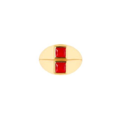 Adrina Red Stone Ring