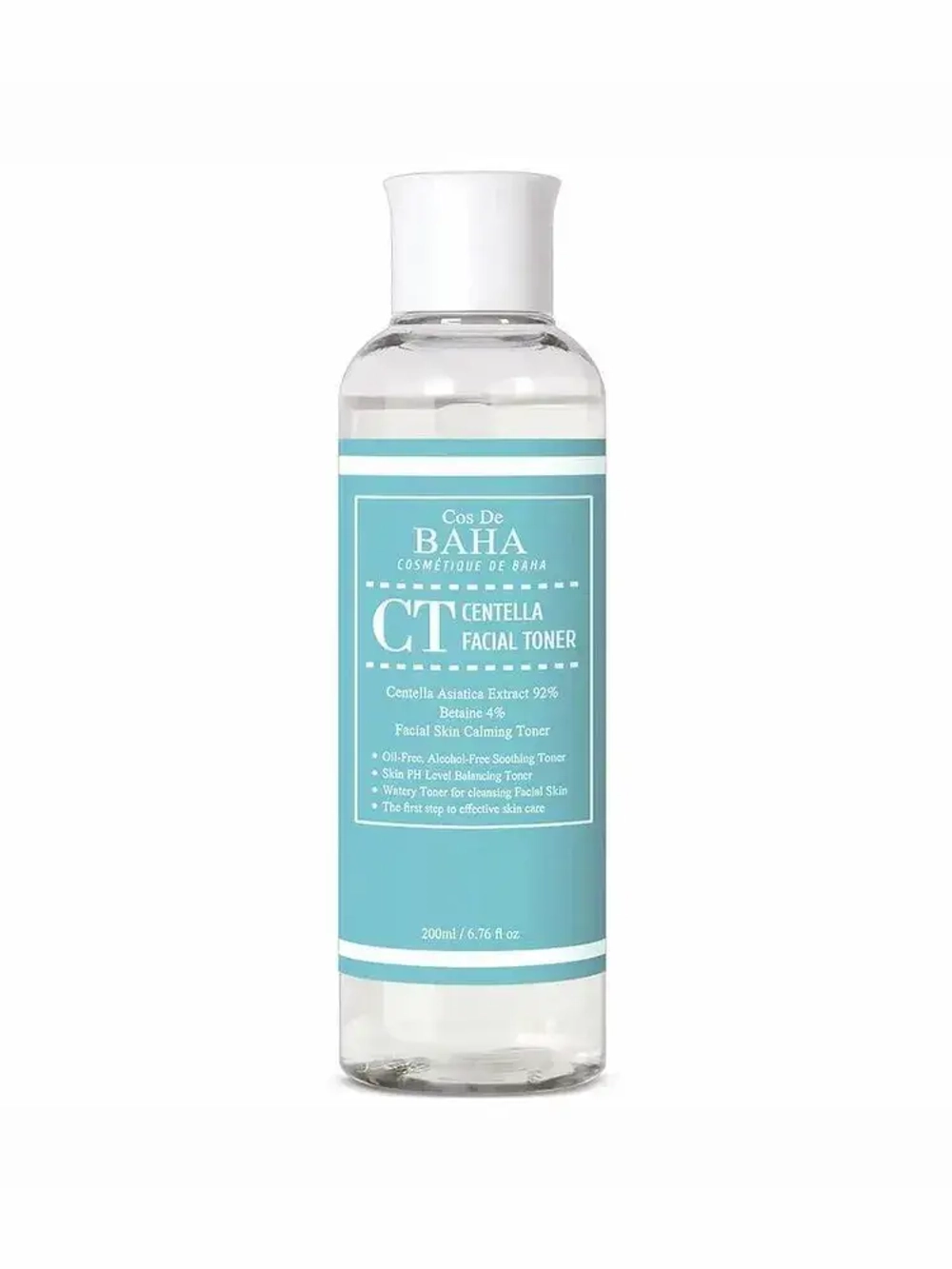 [COS DE BAHA] Восстанавливающий тонер с 92% центеллы CENTELLA FACIAL TONER (CT), 200 мл