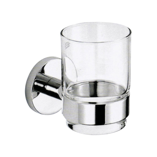 Стаканчик для зубных щеток стекло/латунь SIENA 16356.B глянцевый