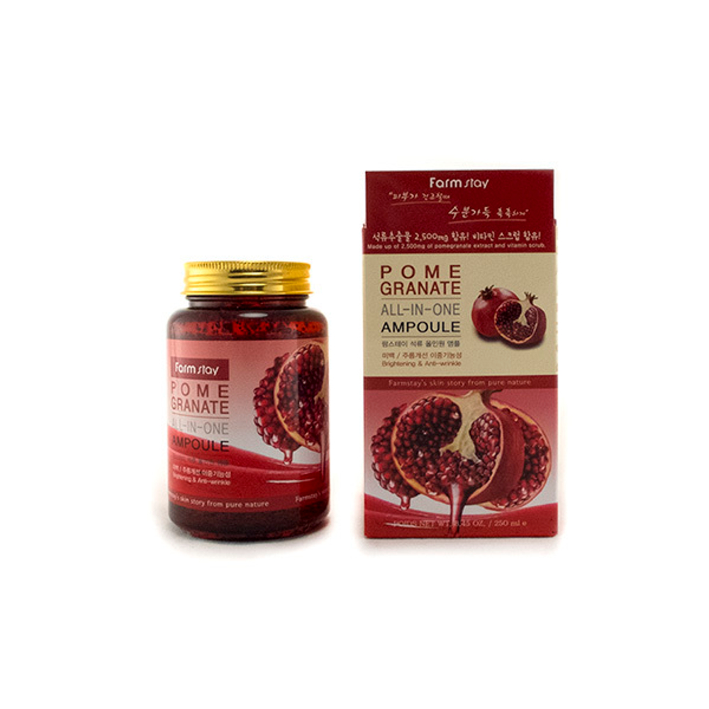 Средство многофункциональное ампульное с экстрактом граната FarmStay Pomegranate All-in-one Ampoule 250мл
