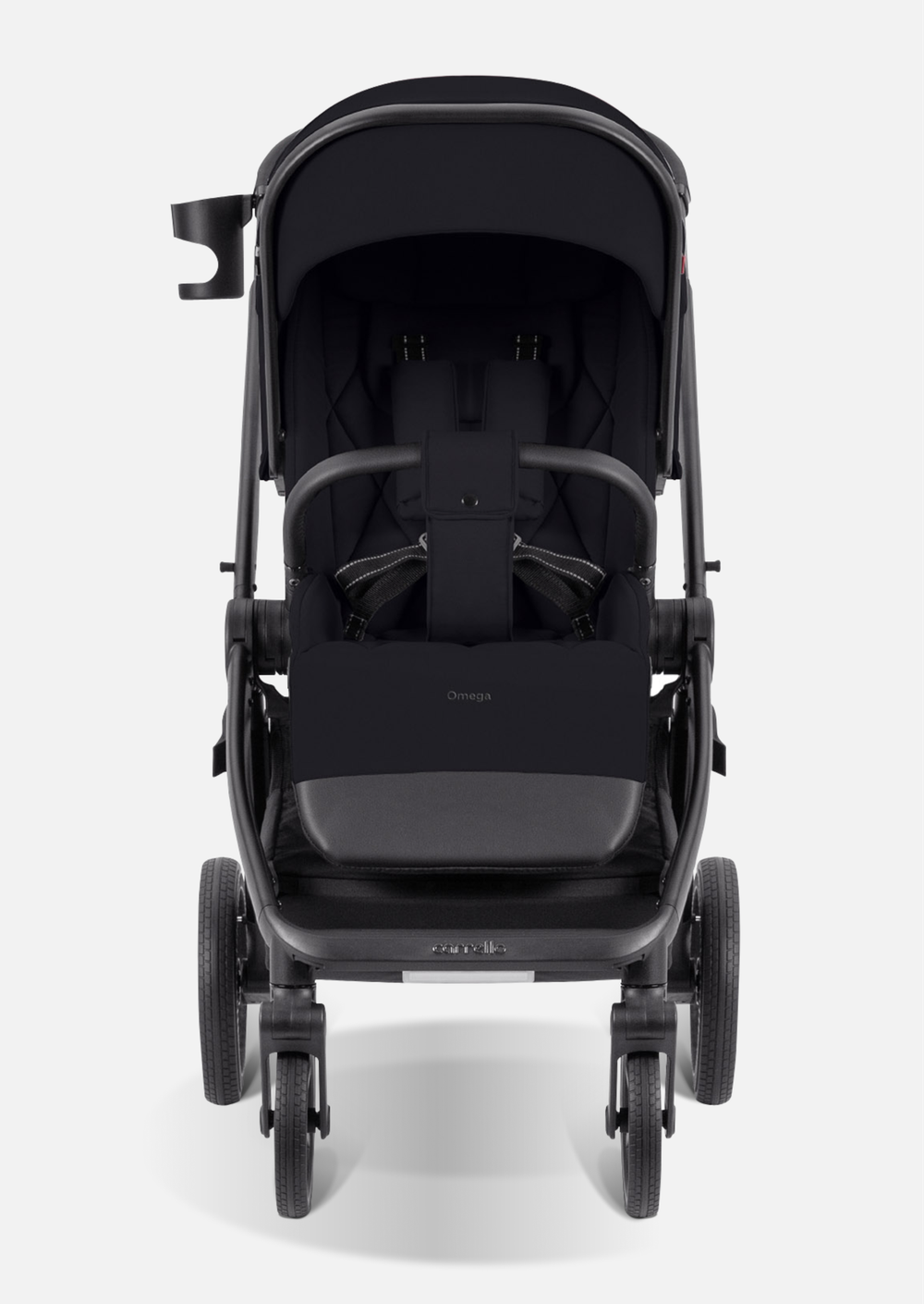 Carrello Коляска 2 в 1 Omega+ (Cosmo Black)