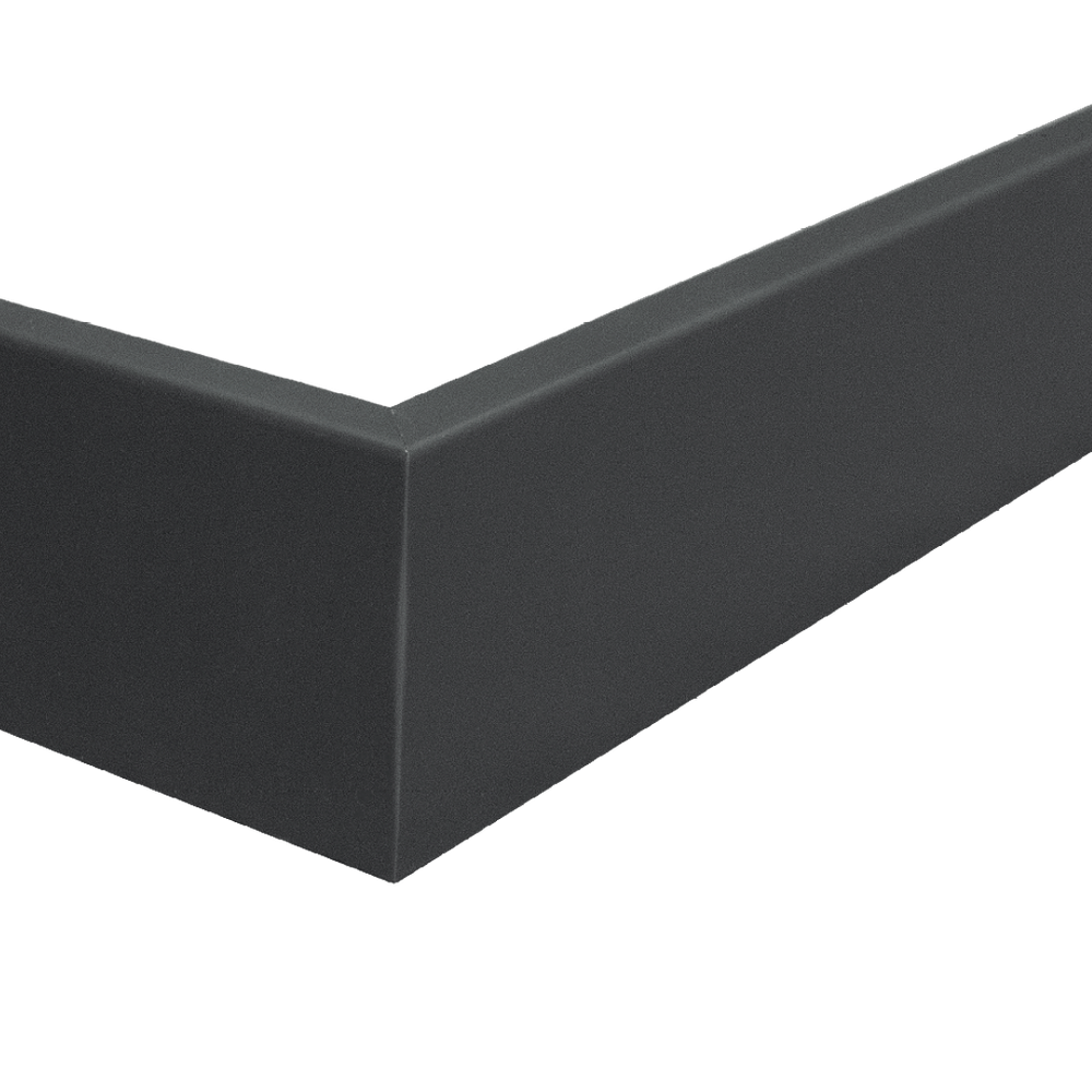 Плинтус SALAG ALPHA Black RAL9005 80 мм