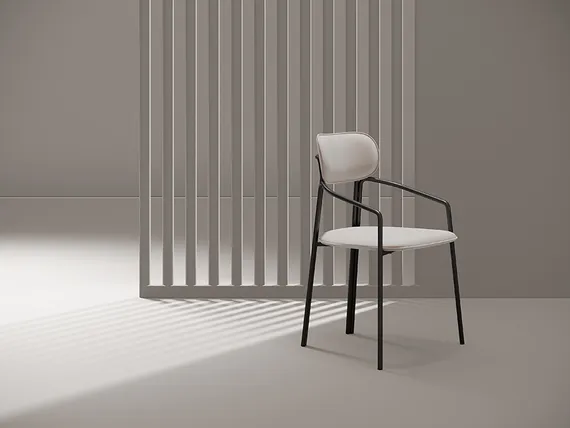 Стул Ror, Round, бежевый велюр