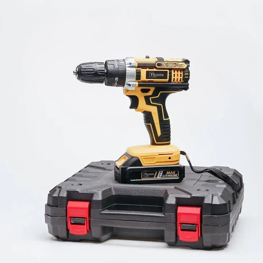 Titools Дрель-шуруповерт, 21 В, 35 Нм, 2 АКБ