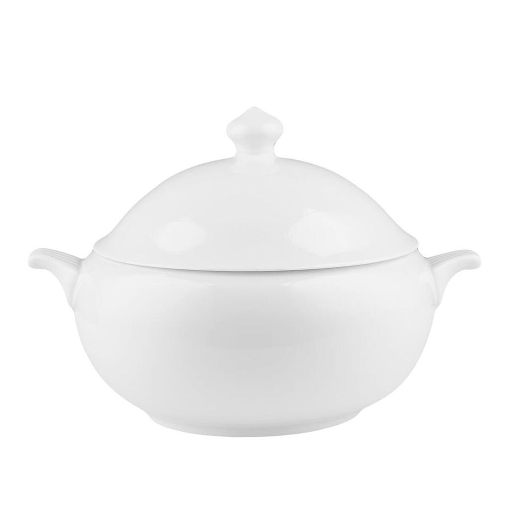 Супница 3 л d 25 см h22 см белая фарфор P.L. Proff Cuisine [1]