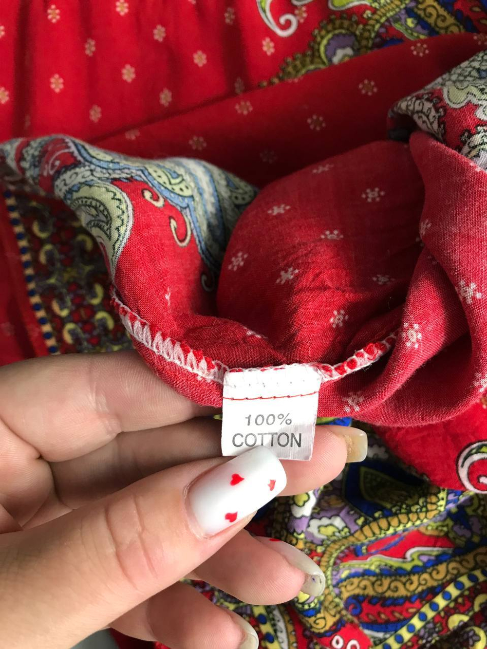 Платье в индийском стиле из хлопка 46-48 размер