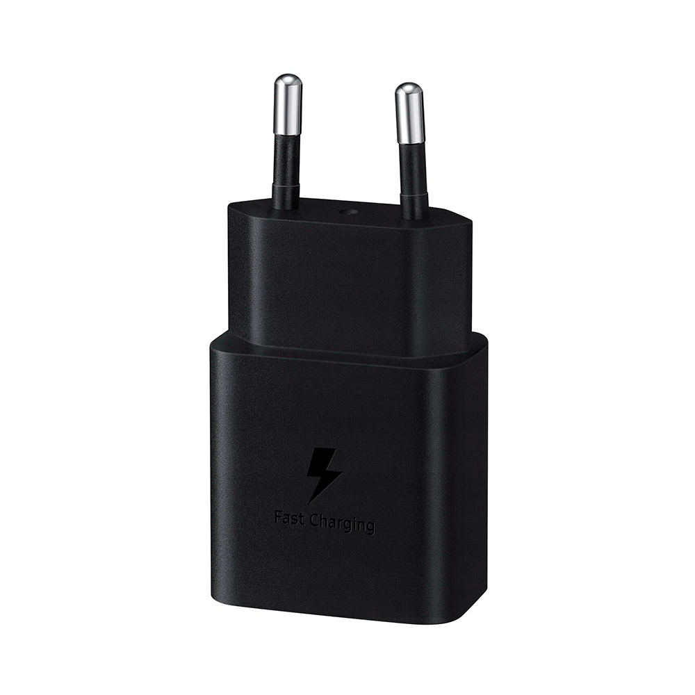 Сетевое зарядное устройство Samsung EP-T1510, USB-C 15Вт, Black (Черный)