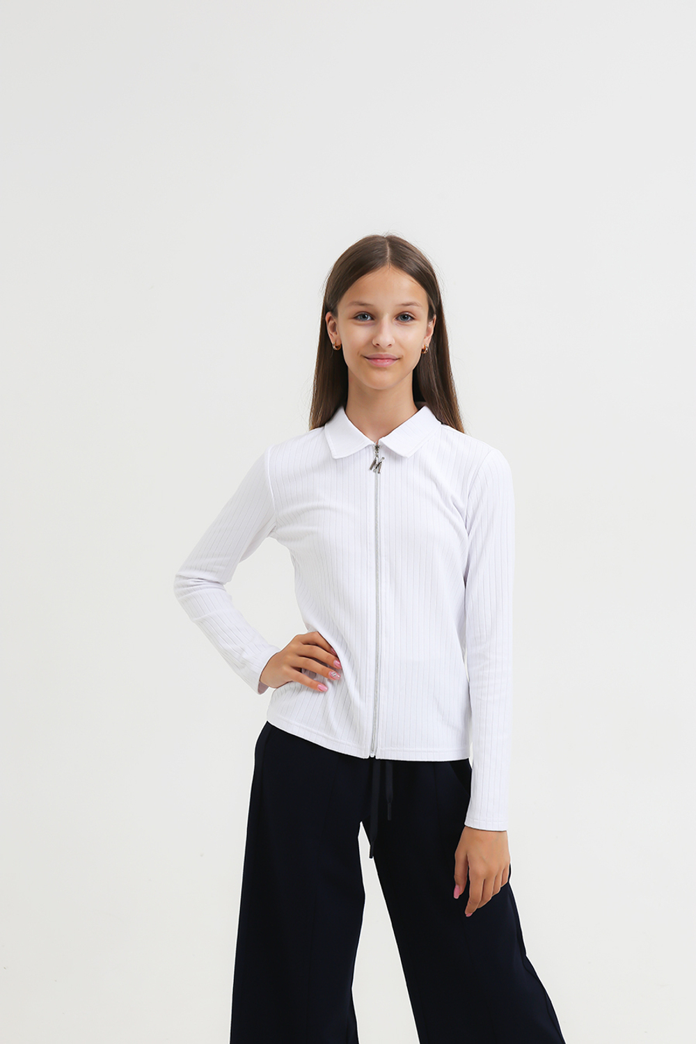 Блуза дл/р трикотаж. д/д DELORAS Z63488