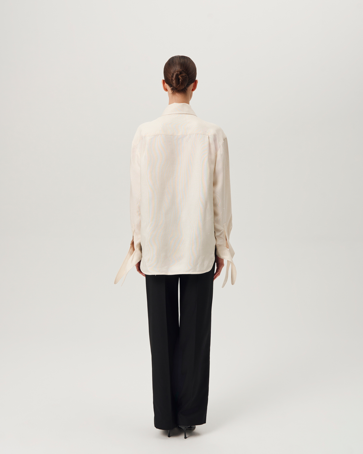 Рубашка Фунтик из светлого шелка