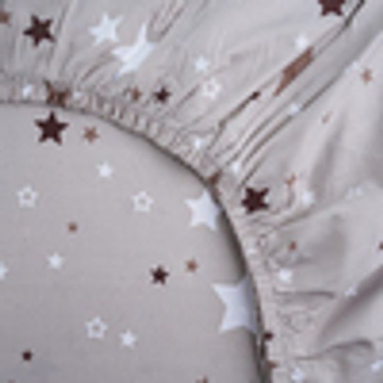 КПБ  Жулдыз, Евро, 70х70, простыня 160х200х30 . DOMTEKC