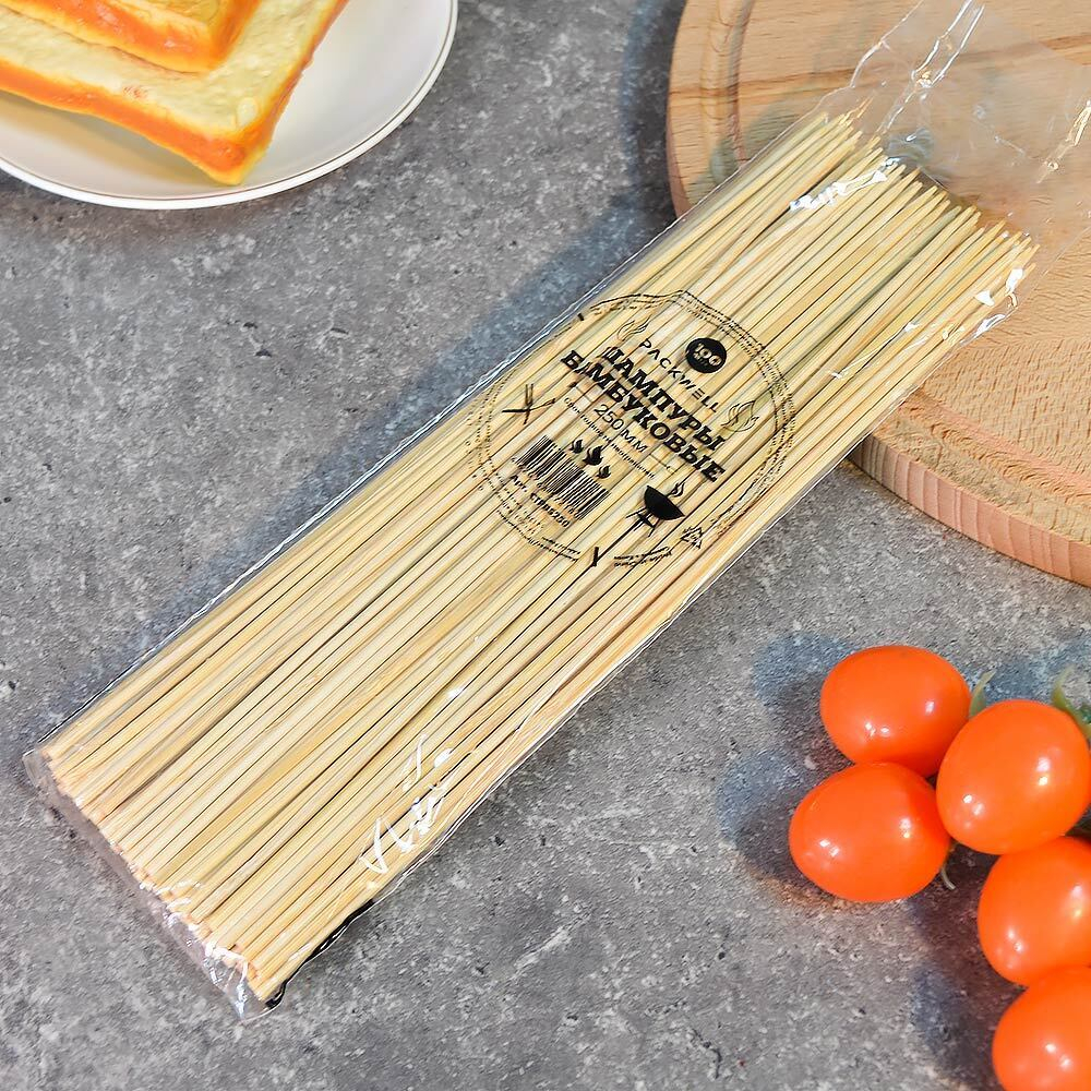 Шампуры бамбуковые 25см*100шт
