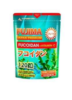 Fujima Fucoidan + Vitamin C 120 tab , Фукоидан и витамин С