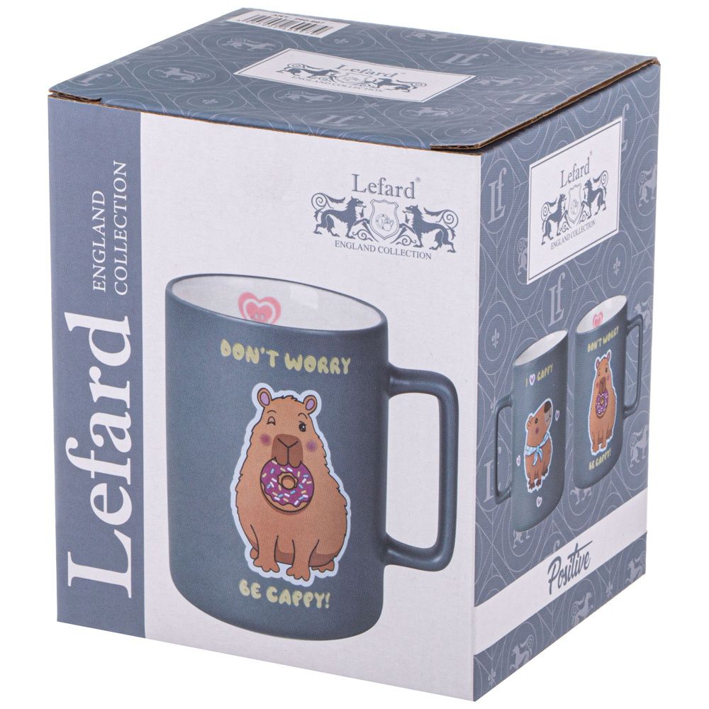 КРУЖКА LEFARD "DON'T WORRY BE CAPPY" 400МЛ