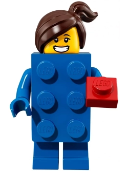LEGO Minifigures Series 18 Девочка в костюме кубика лего