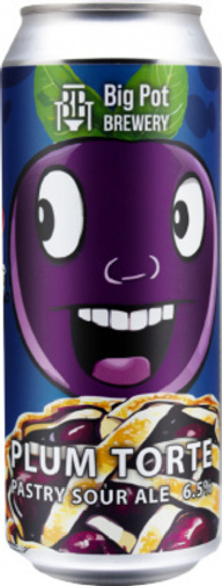 Пиво Биг Пот Сливовый Торт / Big Pot Plum Torte 0.5 - банка