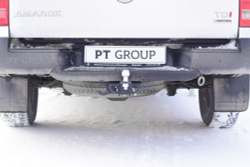 Фаркоп PT GROUP /съемный квадрат/ для Volkswagen Amarok 2010-(паспорт и сертификат в комплекте)(без электрики) арт.VAM-10-991122.00