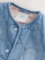 Бомбер джинсовый для девочки Next E25-201, Синий