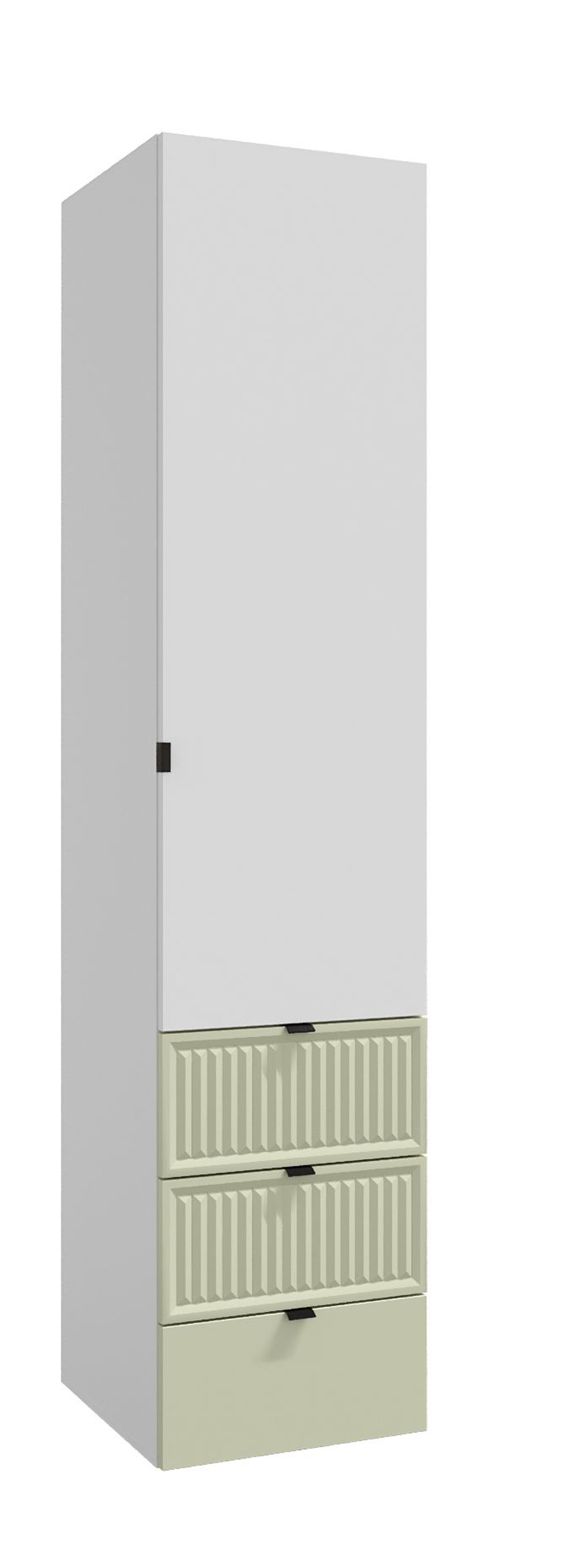 Шкаф для одежды, шкаф белый,зеленый, Окленд 79-653Ф