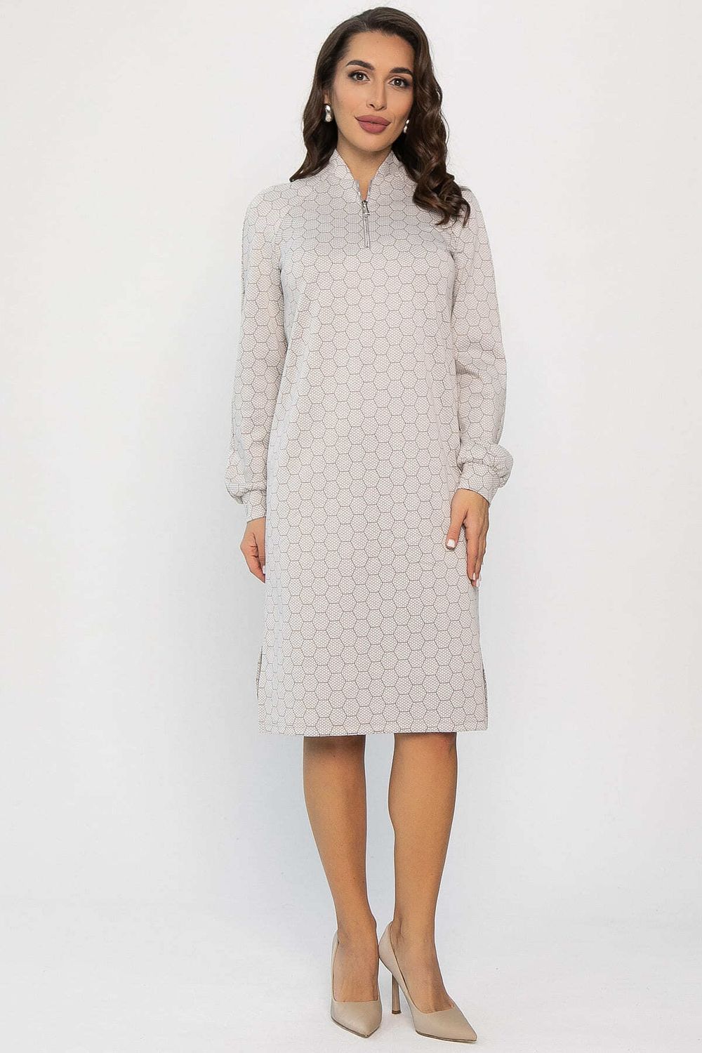 Платье Изящный образ (бежевое) П13750-19М LT Collection