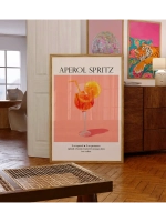 постер 30х40 см интерьерный на стену без рамок Апероль