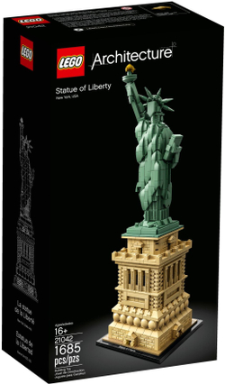 LEGO Architecture: Статуя Свободы 21042 — Statue of Liberty — Лего Архитектура