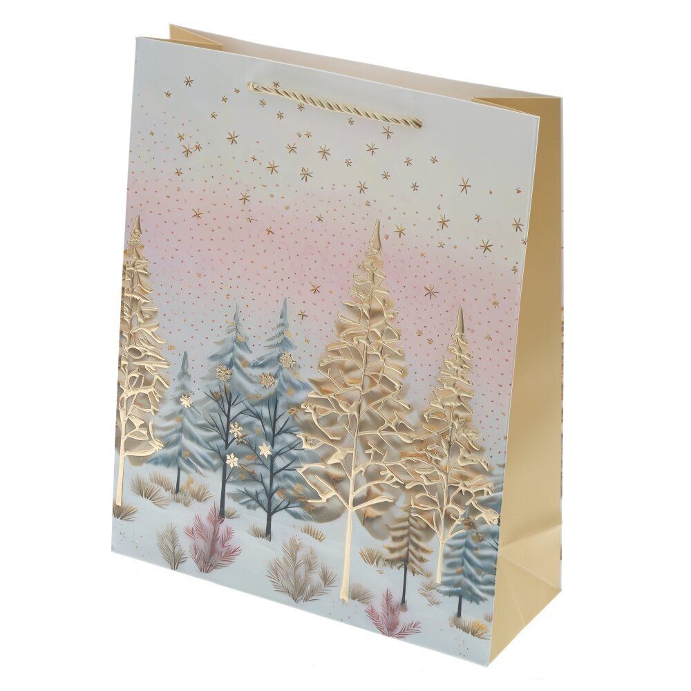 GAEM Пакет подарочный (бумага 210г/м2, блок 12шт), L26 W10 H32 см, 4в.