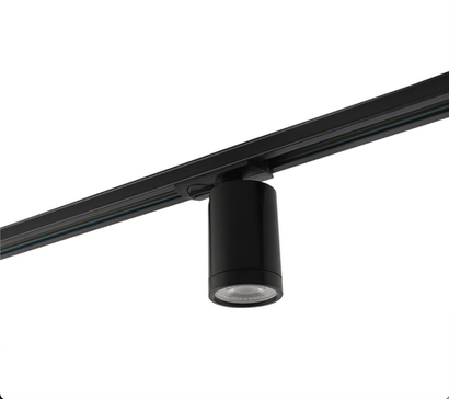 Однофазный трековый светильник Vaes PRIME GU10, чёрный