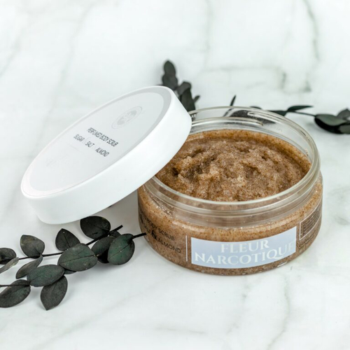 Парфюмированный сахарно-солевой скраб Fleur Narcotique для тела, 200г.
