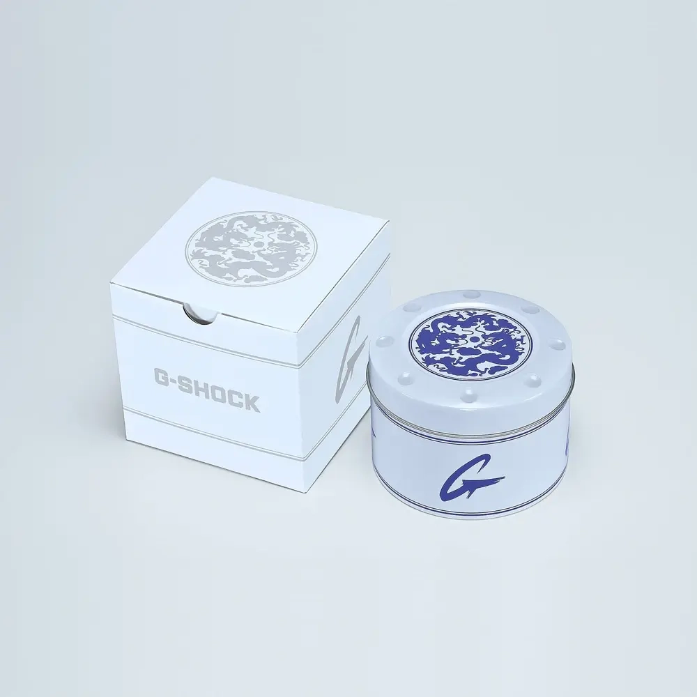 Мужские наручные часы Casio G-Shock GA-2100BWP-2A лимитированные