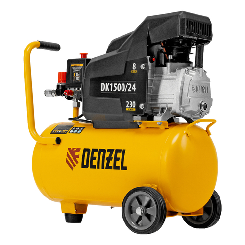Компрессор воздушный DK1500/24,Х-PRO 1,5 кВт, 230 л/мин, 24 л// Denzel