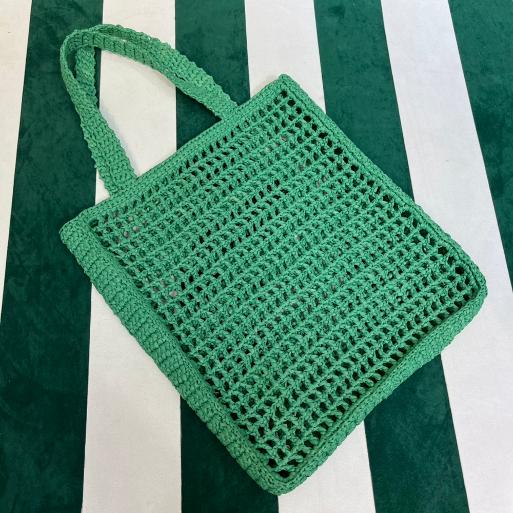 Prada Crochet Tote Bag