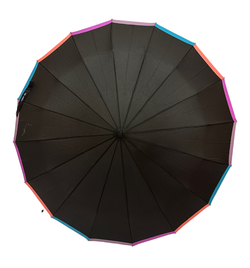 Зонт женский складной супер-автомат "ЭПОНЖ", расцветка - однотонный ("Три слона" - арт. L3161)
