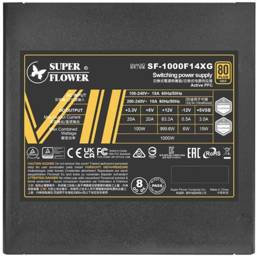 Блок питания ATX Super Flower LEADEX VII XG
