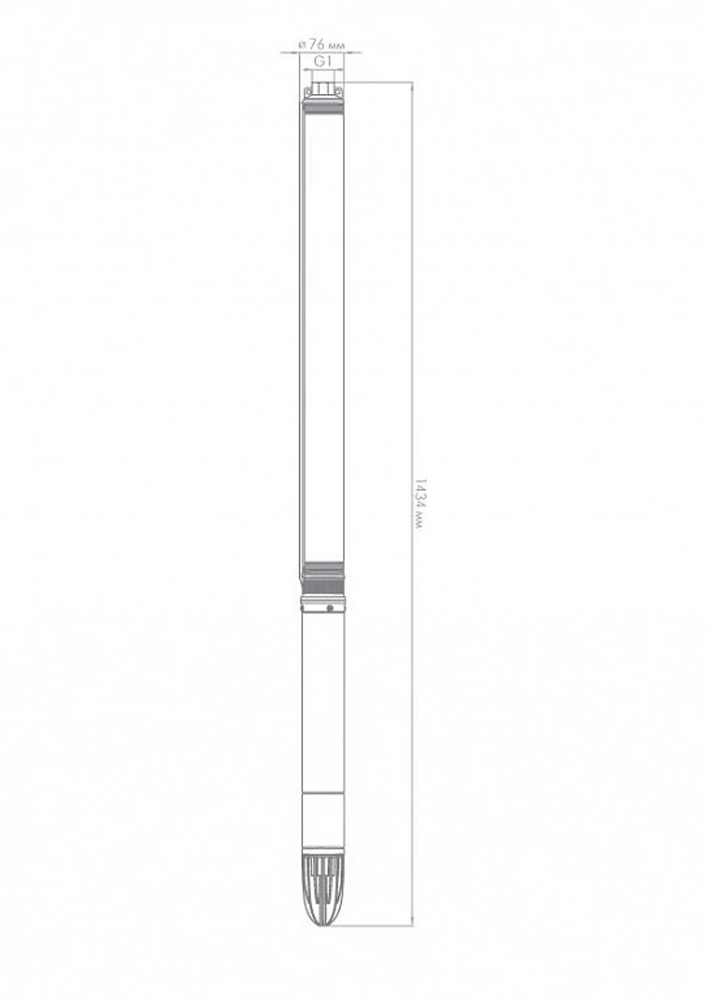 Насос погружной скважинный Водомет 3ДК 45/110 3'' (1,2кВт,45л/мин,напор до 110,каб 65м) ДЖИЛЕКС ХИТ
