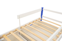 Детская кровать тахта Бельмарко Svogen сине-белый барашки